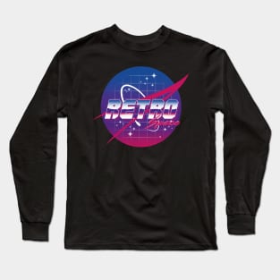 Retro Space Long Sleeve T-Shirt